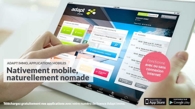 Adapt immo : application mobile